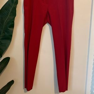 Red dress pants